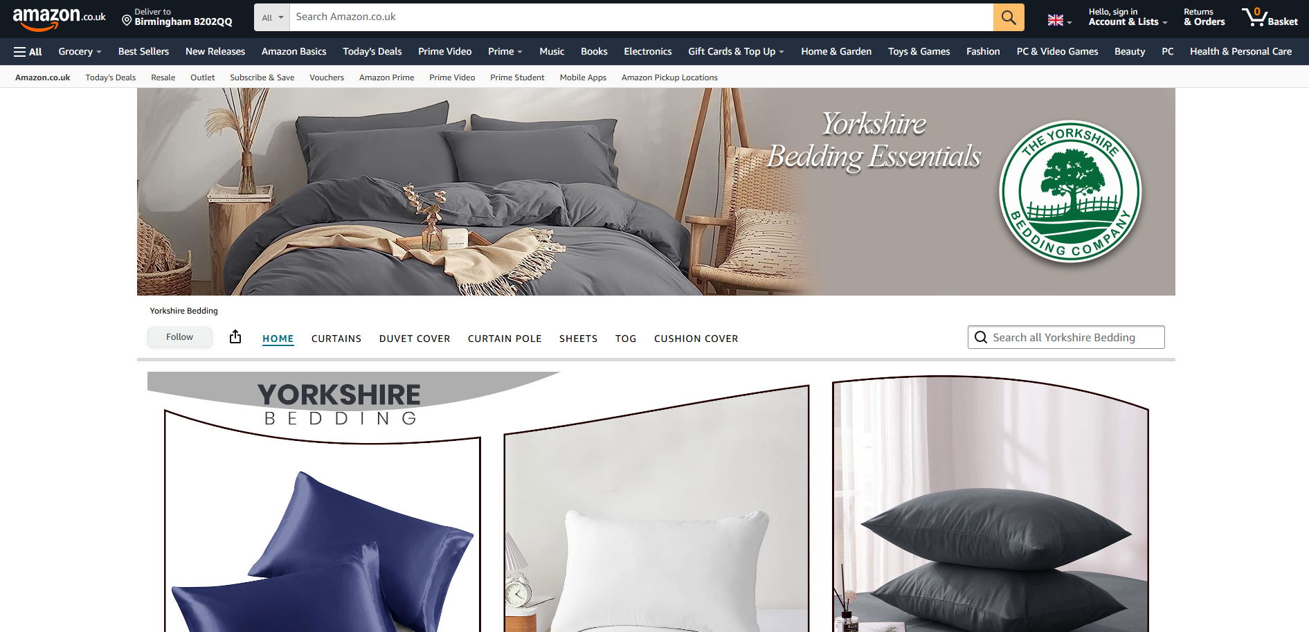Yorkshire Bedding